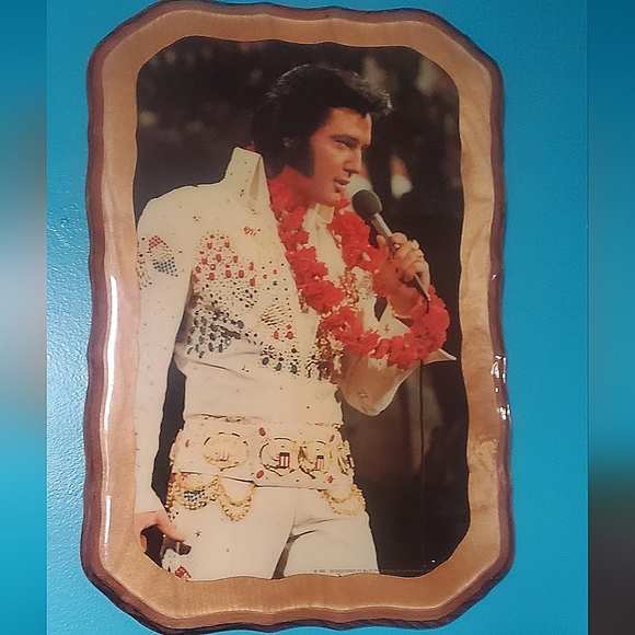 Art | Elvis Presley Aloha Wood Picture | Poshmark